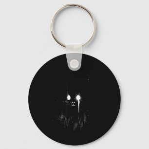 Creepy Cute Goth Bunny Horror Rabbit Sketch Alt Ng Key Ring