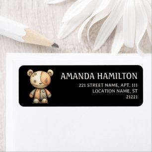 Creepy Cute Halloween Baby Shower Return Address
