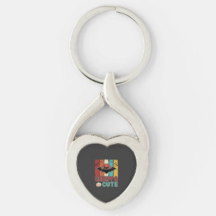 Creepy Cute Halloween Bat Retro Graphic Key Ring