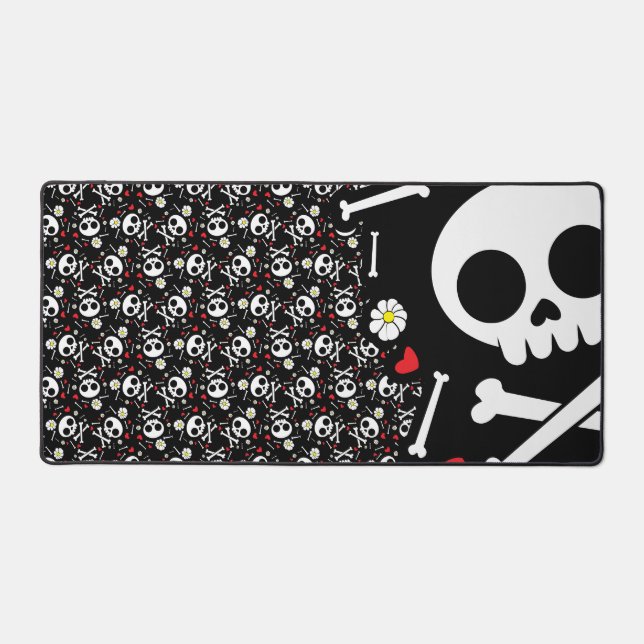 Creepy-Cute Halloween Desk Mat (Front)