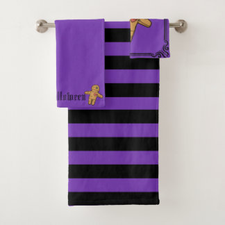 Creepy Cute Halloween Hex Doll Bath Towel Set