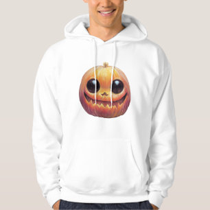 Creepy Cute Halloween Pumpkin Face Hoodie
