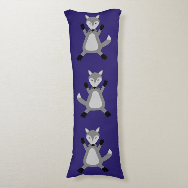 Creepy Cute Halloween Wolf Body Cushion (Front Vertical)