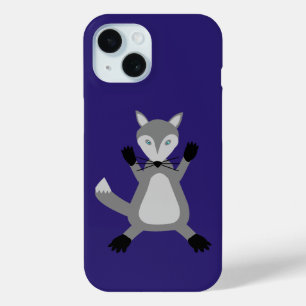 Creepy Cute Halloween Wolf iPhone 15 Case