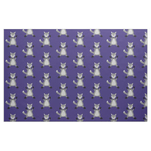 Creepy Cute Halloween Wolf Fabric