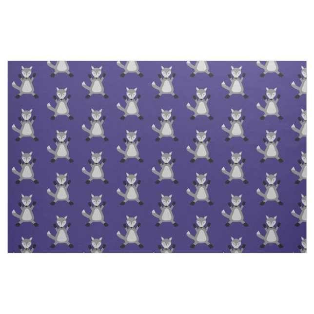 Creepy Cute Halloween Wolf Fabric (Fat Quarter)