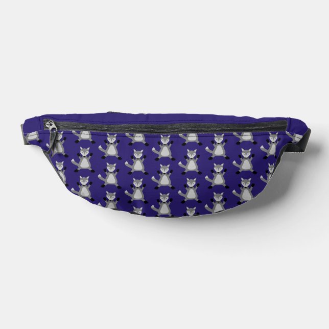 Creepy Cute Halloween Wolf Patterned Bum Bags (Lay Down)