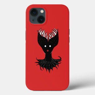 Creepy Demon Girl Dark Gothic Character With Teeth iPhone 13 Case