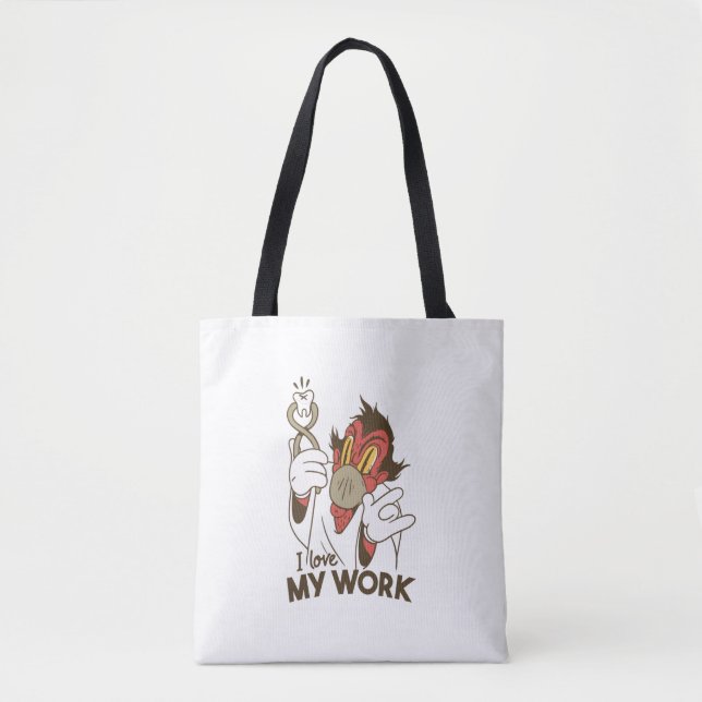 Creepy dentist tote bag (Front)