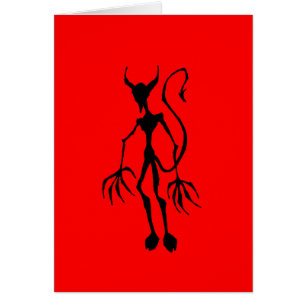 Creepy Devil Stick Figure