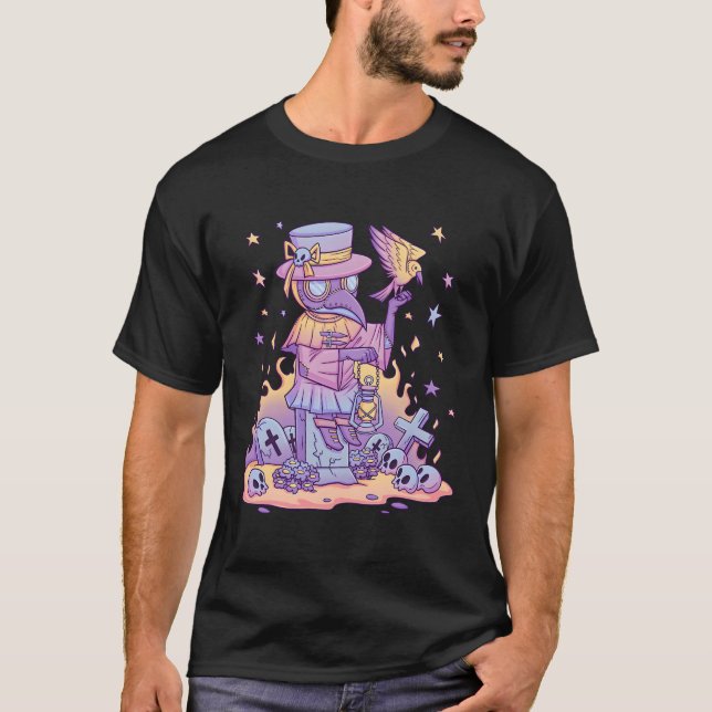 Creepy Doctor Anime Pastel Kawaii Pastel Goth T-Shirt (Front)