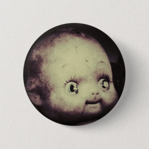 Creepy Doll 6 Cm Round Badge