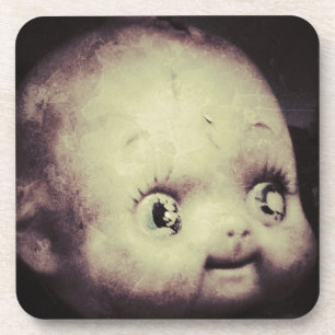 Creepy Doll Coaster