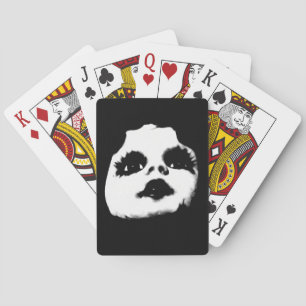 Creepy Doll Face COOL Playing Cards