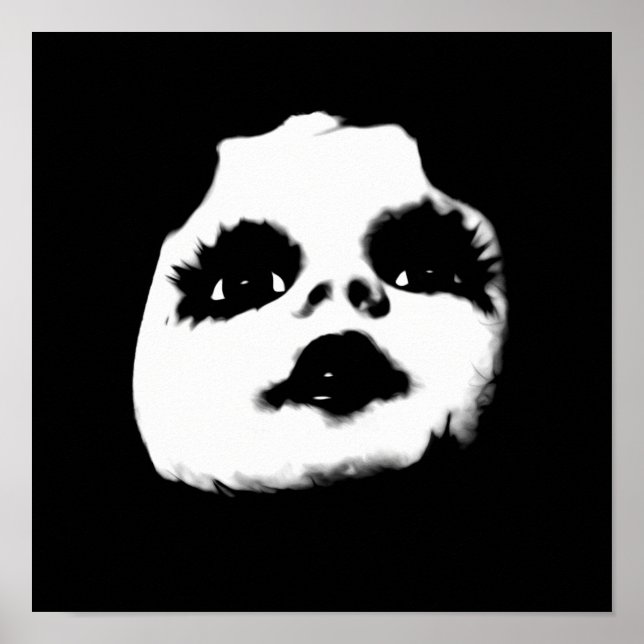 Creepy Doll Face Poster (Front)