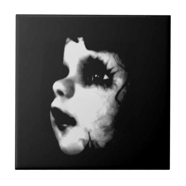 Creepy Doll Face Tile (Front)