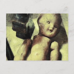 Creepy Doll Postcard