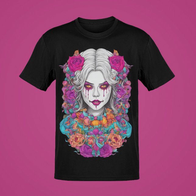 Creepy Dollhouse Old School Style Rose Bed Girl T-Shirt (Creator Uploaded)
