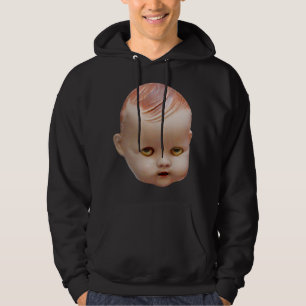 Creepy Doll's Head Hoodie