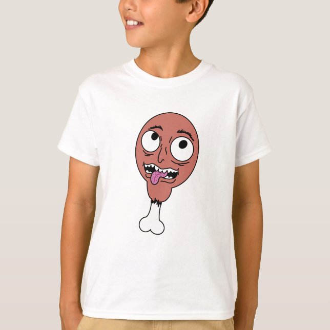Creepy Drumstick Kid Shirt (Front)