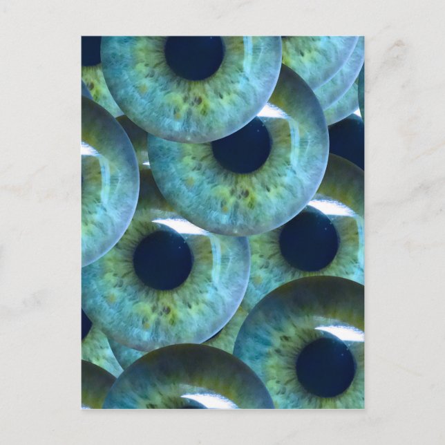 creepy eyeballs postcard (Front)