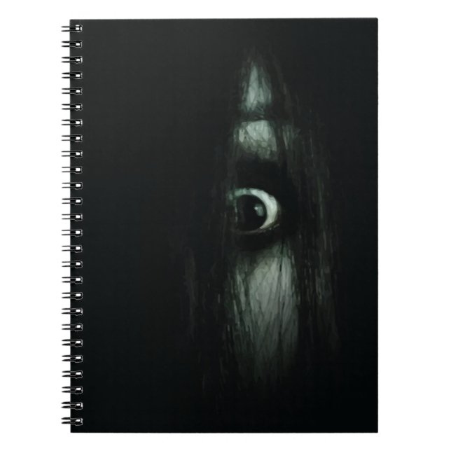 Creepy Eyes V01 Notebook (Front)