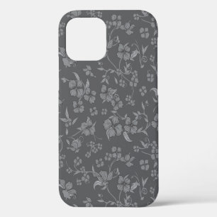 Creepy Flowers Pattern 3 iPhone 12 Case