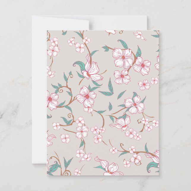 Creepy Flowers Pattern 6 Card (Front)