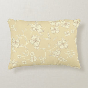 Creepy Flowers Pattern 8 Decorative Cushion