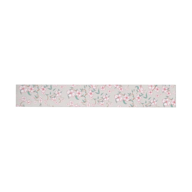 Creepy Flowers Pattern Wrap Around Label (Individual)