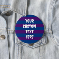 Creepy Font Personalised Pin-On Button