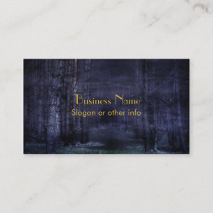 Creepy Forest Business Card