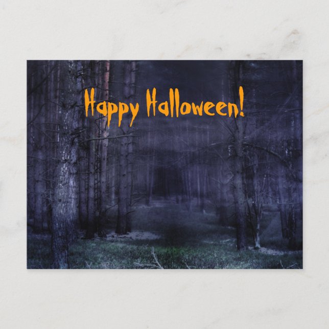 Creepy Forest Postcard (Front)