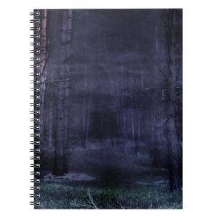 Creepy Forest Spiral Notebook