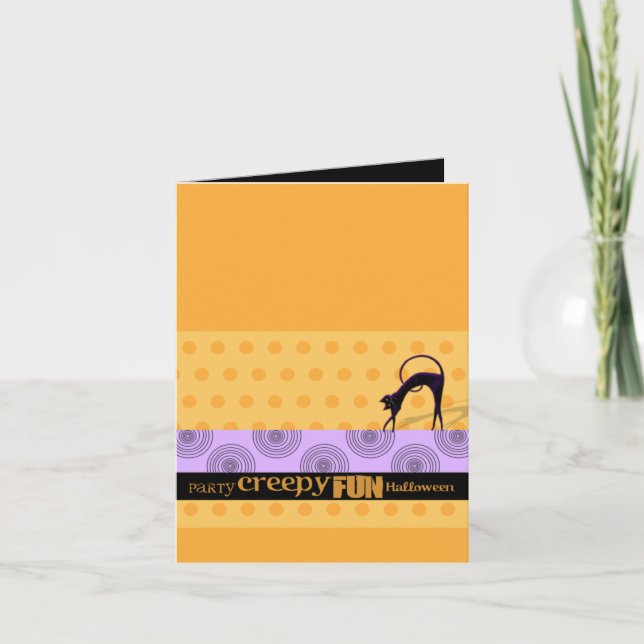 Creepy Fun Halloween Invitation Cards (Front)