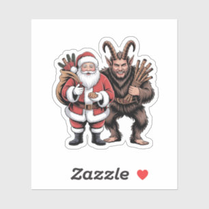Creepy Funny Horror Santa Claus Krampus Christmas