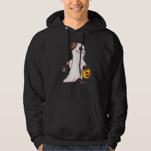 Creepy Ghost Jack O Lantern Halloween Costume Tric Hoodie