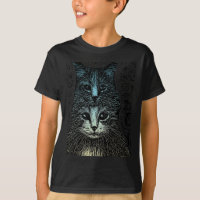 Creepy Goth Vintage Artistic Gothic Cat 