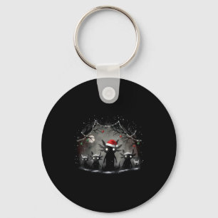 Creepy Gothic Christmas Axolotl Aesthetic Horror N Key Ring