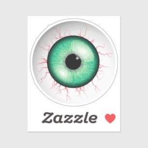 Creepy Green Eyeball