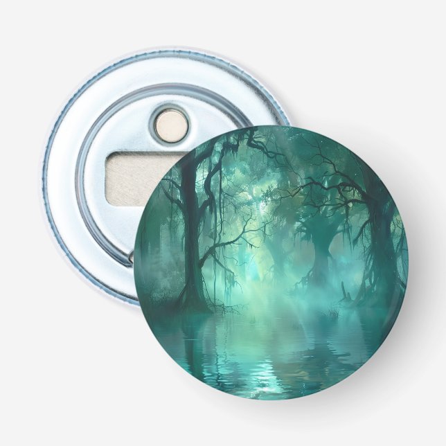 Creepy Green Swamp  Bottle Opener (Front)