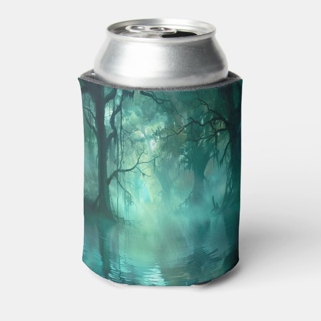 Creepy Green Swamp  Can Cooler (Can Back)