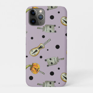 Creepy Halloween Dolls_dusty purple Case-Mate iPhone Case