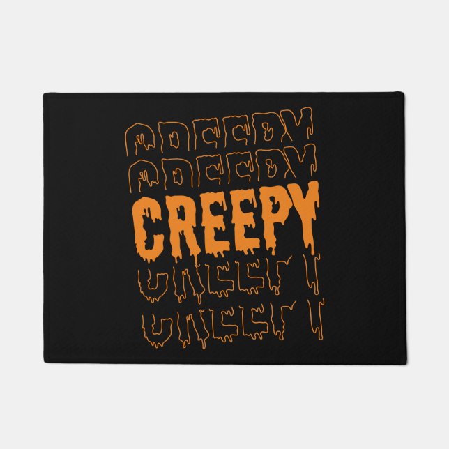 Creepy Halloween Doormat (Front)