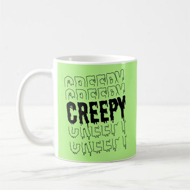 Creepy Halloween Mug (Left)