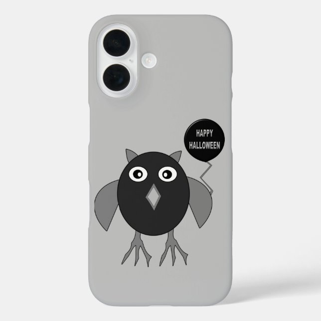 Creepy Halloween Party Owl Case-Mate iPhone Case (Back)