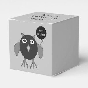 Creepy Halloween Party Owl Custom Favour Box