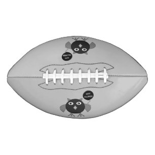 Creepy Halloween Party Owl Football