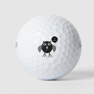 Creepy Halloween Party Owl Golf Ball