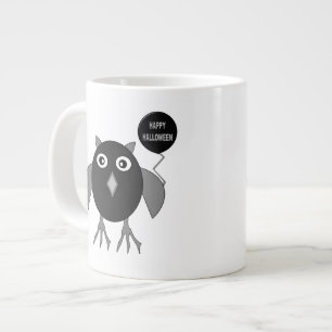 Creepy Halloween Party Owl Mug